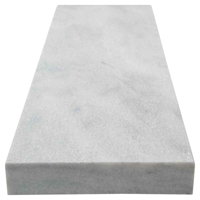 Cosmic gray 12x24 sand blast marble eased edges coping LCOPMCOSGRY1224SB-EE product shot front view