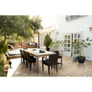 Crema cappuccino 12 x 24 polished marble floor and wall tile TTCAPU1224P-C product shot out door view