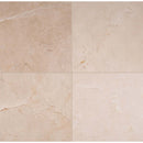 Crema marfil classic 24 in x 24 in polished marble floor and wall tile TCREMAR242450CL product shot multiple tiles top view