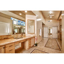 Crema marfil classic 24 in x 24 in polished marble floor and wall tile TCREMAR242450CL product shot washroom tile view