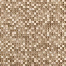 Creme glass stone blend mosaics 5/8"x5/8" TGL00228  product shot profile view