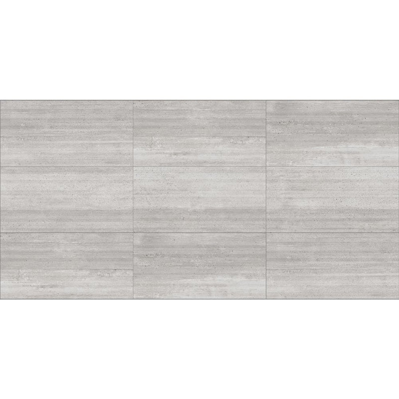 Crete aqua rigato linear textured porcelain floor and wall tile liberty us collection LUSIRS0636128 product shot multiple tiles top view
