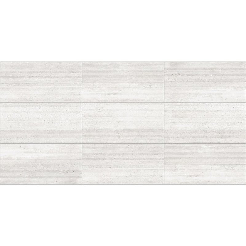 Crete melted ice rigato linear textured porcelain floor and wall tile liberty us collection LUSIRS0636129 product shot multiple tiles top view