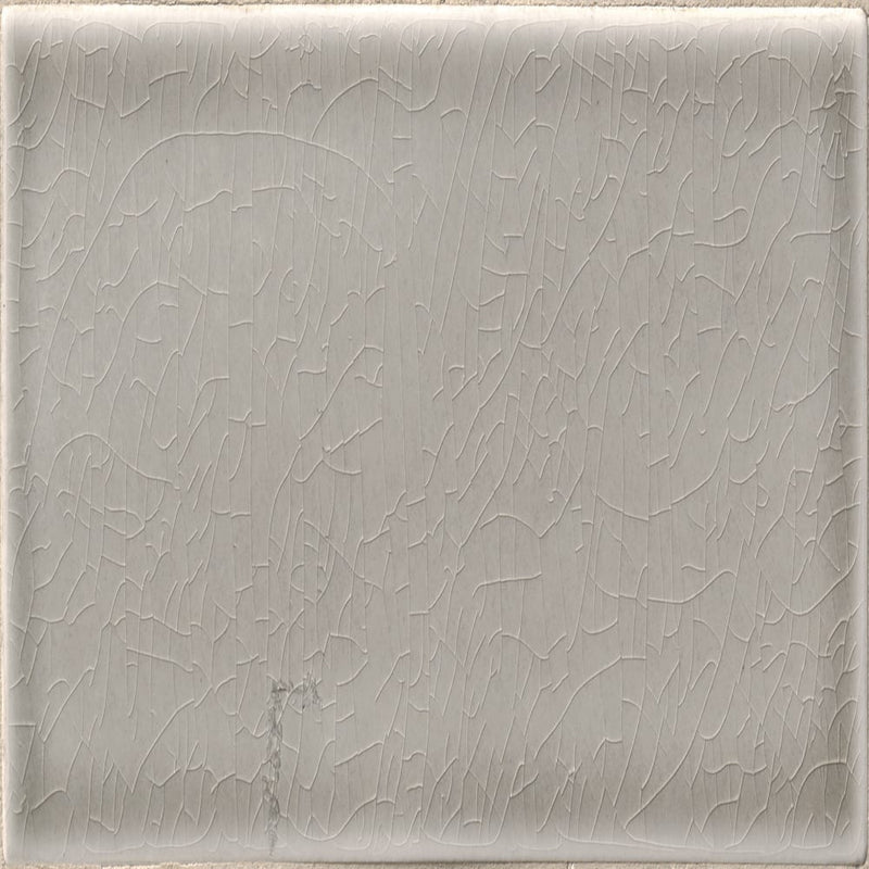 Dove gray handcrafted 4x12 glossy ceramic gray subway tile SMOT-PT-DG412 product shot single tile top view