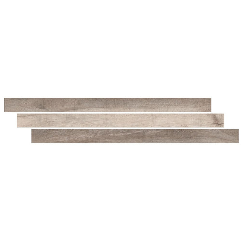 Draven 0.75" thick x 2.75" wide x 94" length luxury vinyl stair nose molding VTTDRAVEN-OSN product shot multiple tiles top view