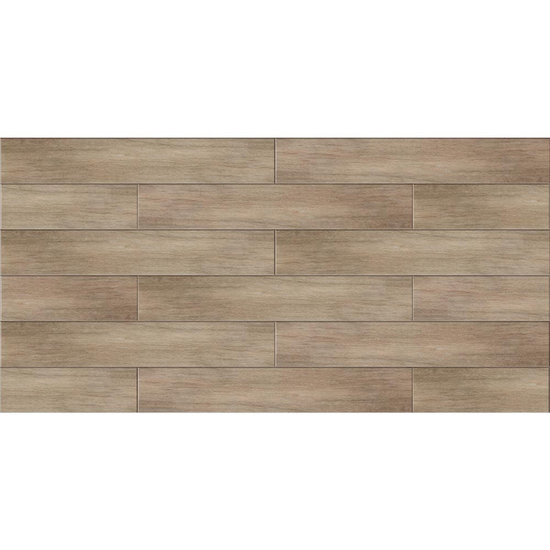 Ducruwood larch us matte porcelain floor and wall tile liberty us collection LUSIRG0624123 product shot multiple tiles top view