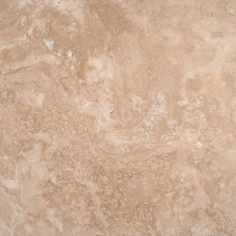 Durango cream 18 in x 18 in honed travertine floor and wall tile CDURANGO1818H product shot wall view