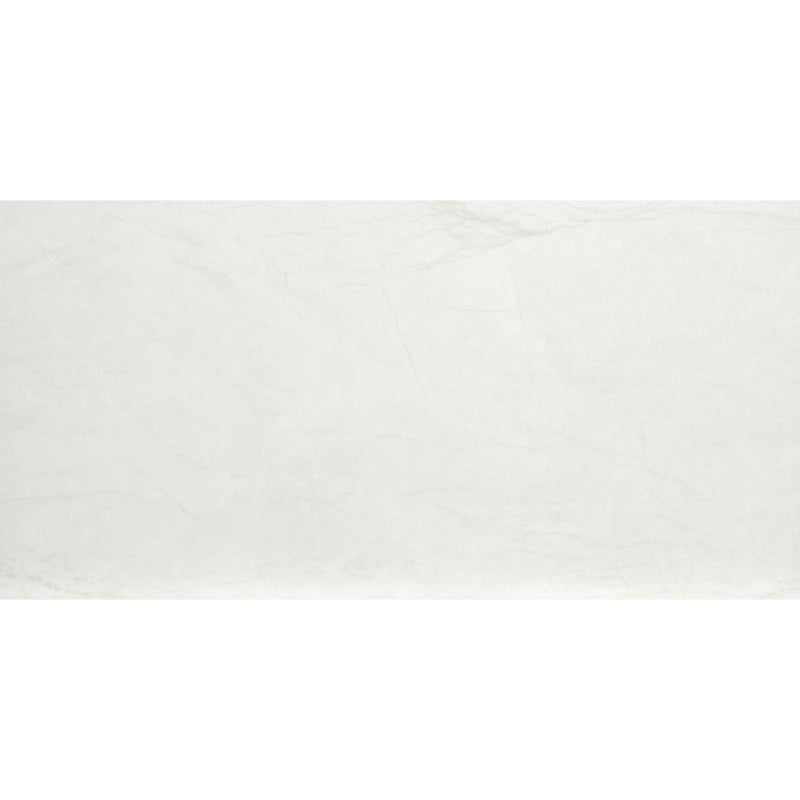 Durban white 24x48 polished porcelain NDURWHI2448P floor and wall tile  msi collection product shot tile view