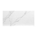 Dymo statuary stripe white glossy 12 x 24 glazed ceramic wall tile NDYMSTASTRWHI1224G-N product shot pattern view 4