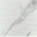 Dymo statuary wavy white glossy 12 x 24 glazed ceramic wall tile NDYMSTAWAVWHI1224G-N product shot pattern view 5