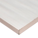 Dymo stripe white 12"x24" glossy ceramic wall tile NDYMSTRWHI1236-N product shot profile view