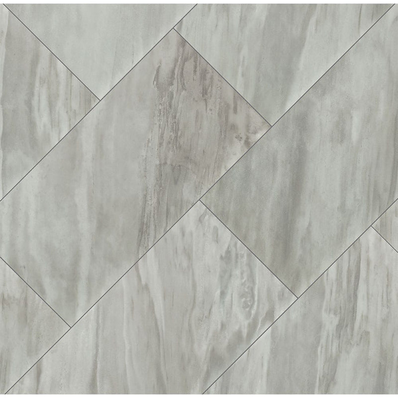 Eden bardiglio 12x24 polished porcelain floor and wall tile NEDEBAR1224P product shot multiple tiles angle view