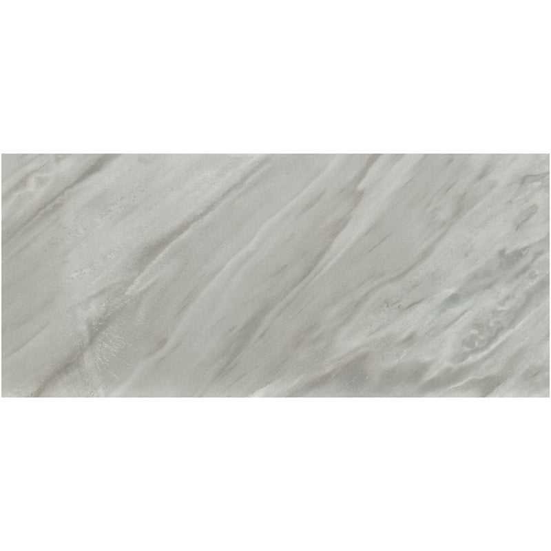 Eden bardiglio 12x24 polished porcelain floor and wall tile NEDEBAR1224P product shot single tile top view
