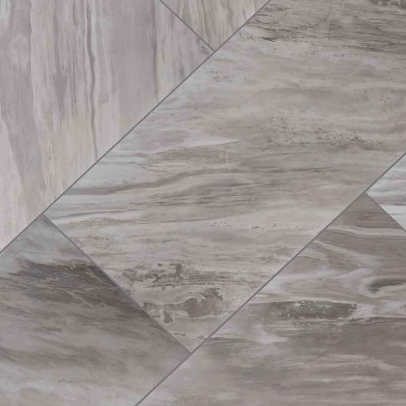 Eden bardiglio 24x48 matte porcelain floor and wall tile NEDEBAR2448 product shot angle view