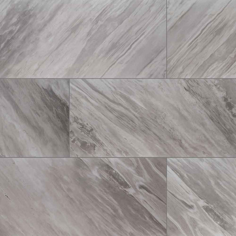 Eden bardiglio 24x48 matte porcelain floor and wall tile NEDEBAR2448 product shot top wall view