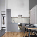 Eden dolomite 12x12 2hexagon porcelain matte meshmounted mosaic tile NEDEDOL2X2HEX product shot kitchen view