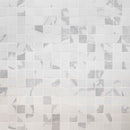 Eden statuary 12x12 porcelain matte meshmounted mosaic tile NEDEST2X2 product shot wall view 2