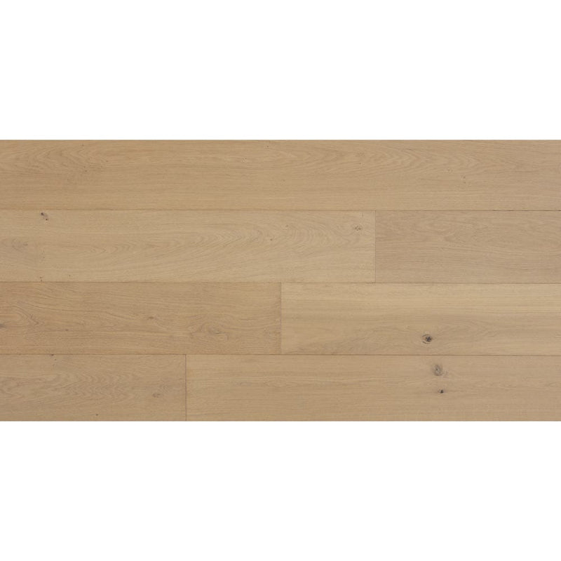 Engineered Hardwood floors strabo french white oak catari prefinished wire brushed SHW12522WB 9in top wide view