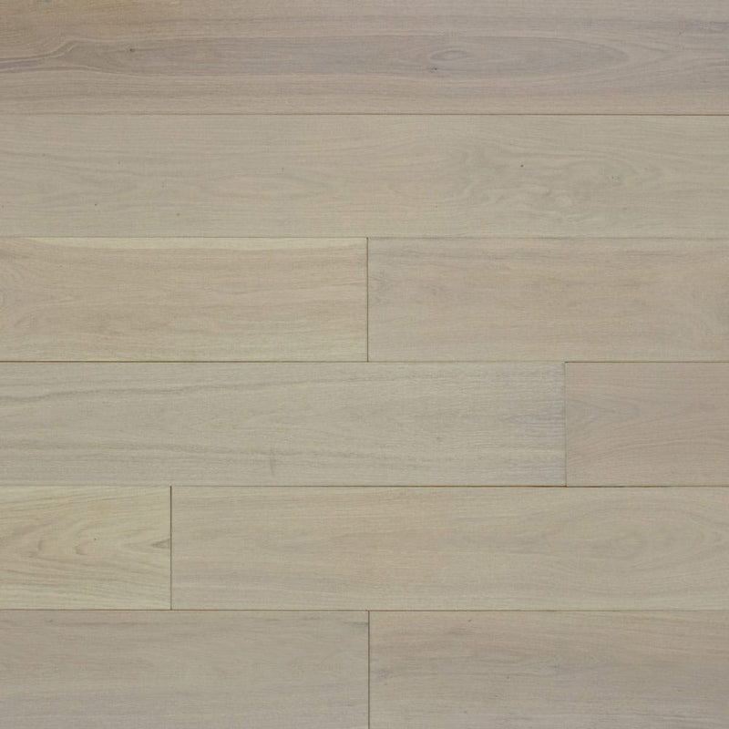 Engineered Hardwood floors strabo french white oak vouvant prefinished wire-brushed SHW12530WB-7.5in top view