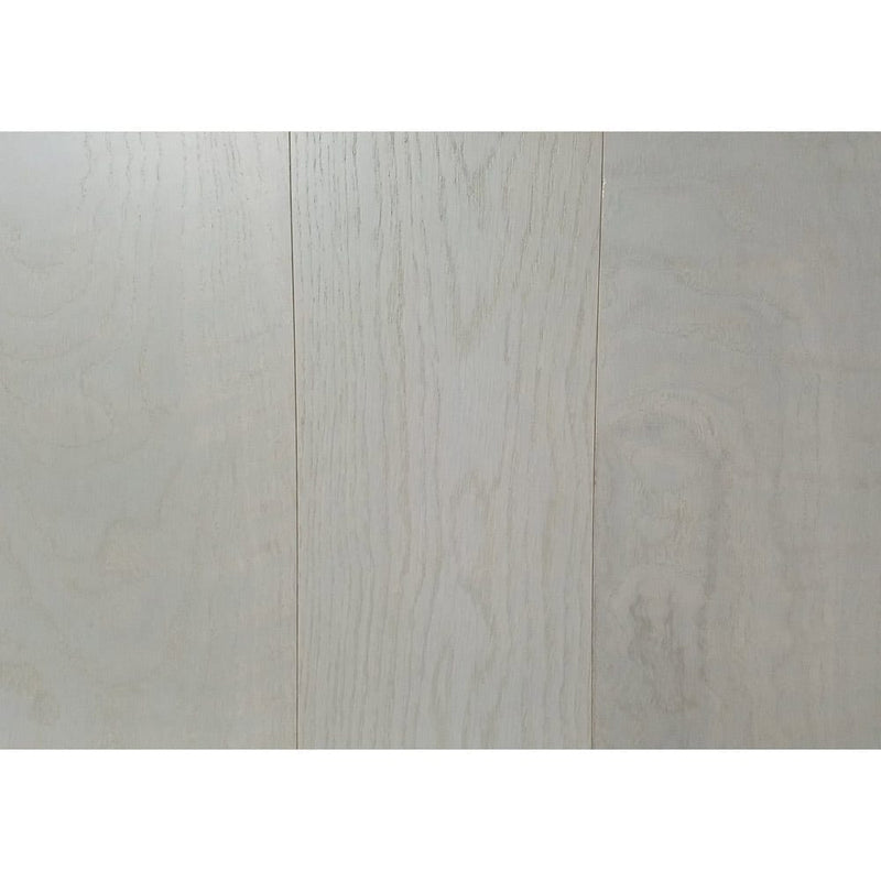 Engineered Hardwood floors white oak medium grey natural prefinished smooth 6339 5in closeup view
