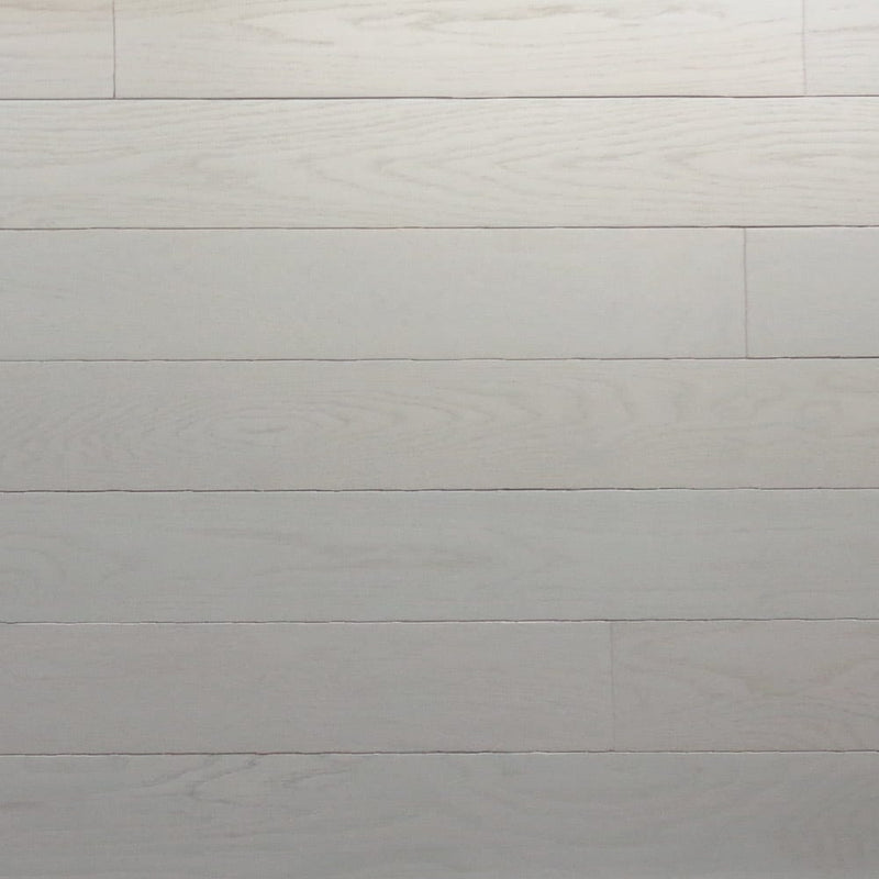 Engineered Hardwood floors white oak medium grey natural prefinished smooth 6339 5in top view