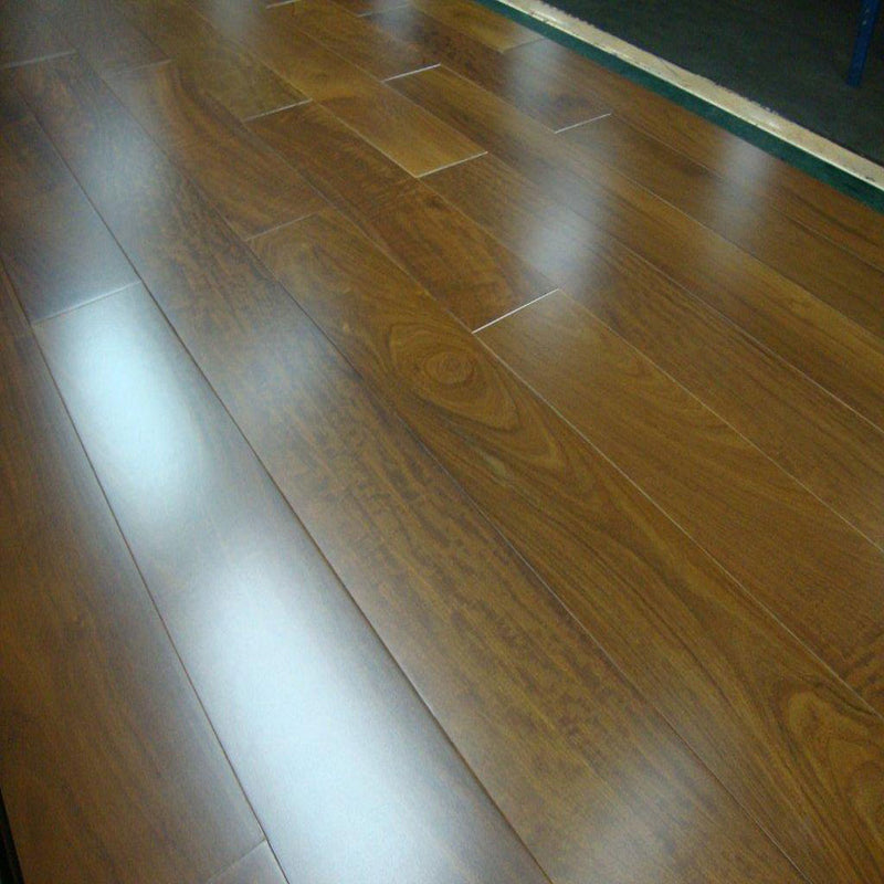 Engineered hardwood floors exotics collection 5.25 wide tajibo ipe PN5.25TAJCOFFSCSM product shot wall view 2