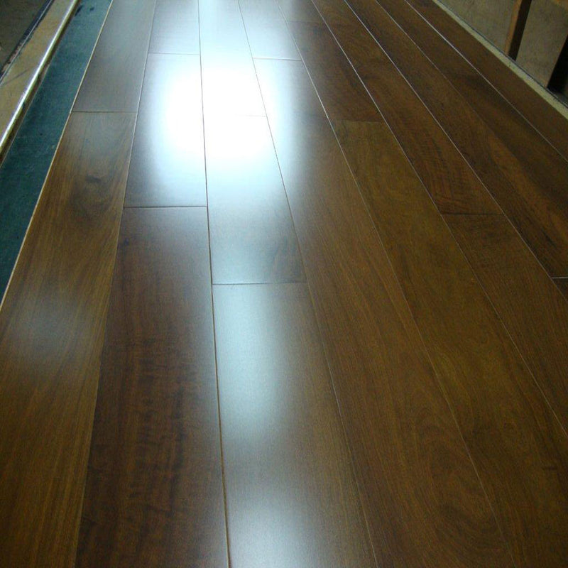 Engineered hardwood floors exotics collection 5.25 wide tajibo ipe PN5.25TAJCOFFSCSM product shot wall view