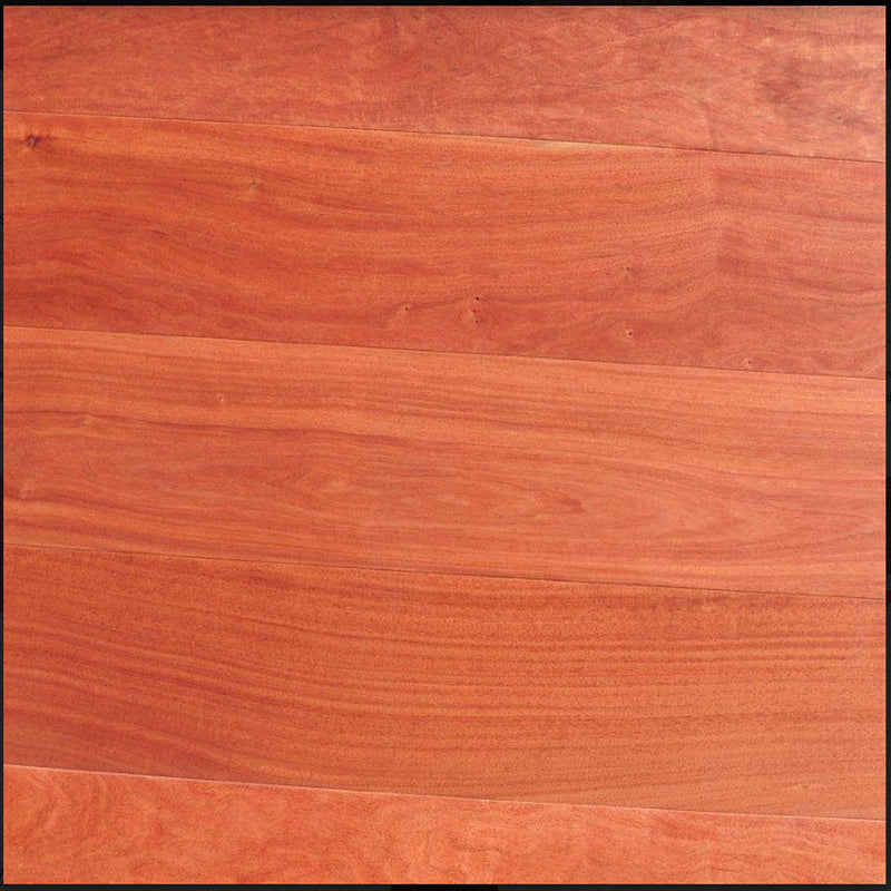 Engineered hardwood floors exotics collection santos mahogany natural PN5.25SMSCSM product shot wall view