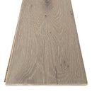 Engineered wood 7.5 wide 74.8 rl long uv lacquer and wirebrushed alcala W-09 intriga collection product shot edge view