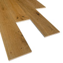 Engineered wood 7.5 wide 74.8 rl long uv lacquer and wirebrushed devina W-05 intriga collection product shot profile view