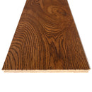 Engineered wood 7.5 wide 74.8 rl long uv lacquer and wirebrushed manastee W-04 intriga collection product shot edge view