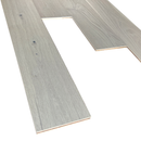 Engineered wood 7.5 wide 74.8 rl long uv lacquer and wirebrushed pebble beach K-06_NS-12 intriga collection product shot angle view closeup