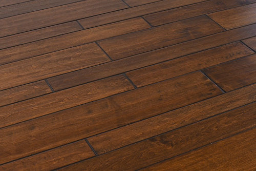 Engineered Hardwood Maple 5" Wide, 47.25" RL, 9/16" Thick Builder's Maple Antique - Mazzia Collection product shot tile view 2
