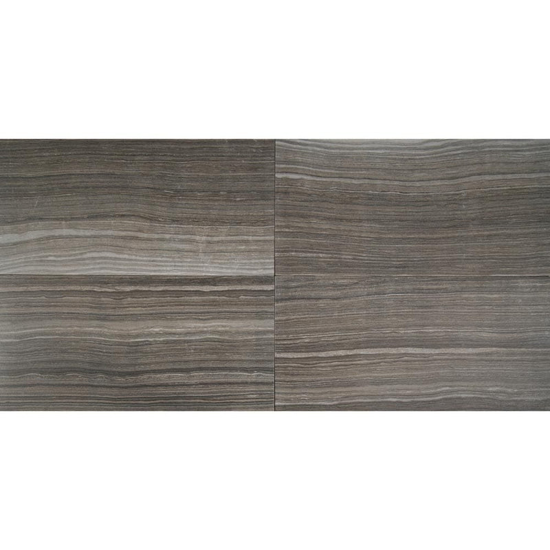 Eramosa grey 12x24 glazed porcelain floor and wall tile msi collection NERAGRE1224 product shot multiple tiles top view