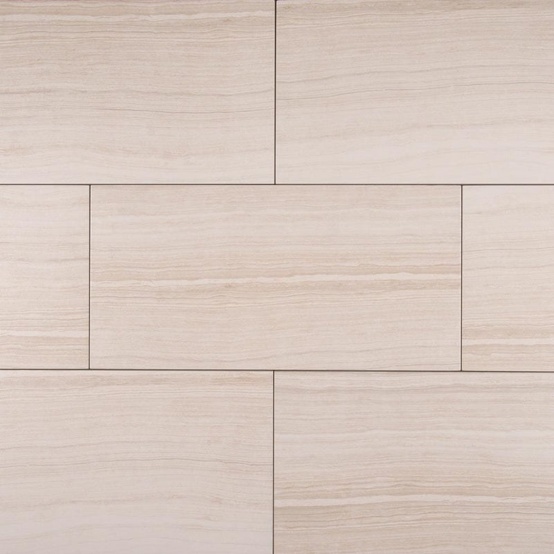 Eramosa white 12x24 glazed porcelain floor and wall tile msi collection NERAWHI1224 product shot multiple tiles top view
