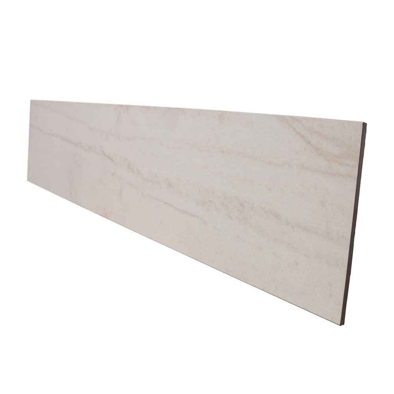 Evolution White 6"x36" Semi-polished Rectified - Florim US Collection