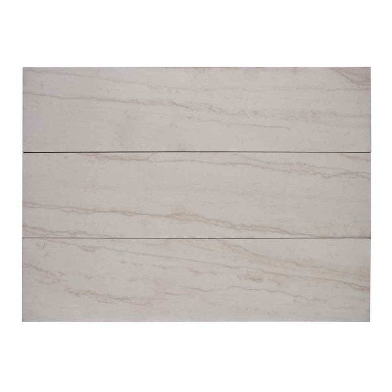 Evolution White 6"x36" Semi-polished Rectified - Florim US Collection