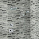 Fountain hills interlocking 11.61X11.73 multi-surface mesh-mounted mosaic tile SMOT-SGLSIL-FOUHIL8MM product shot bathroom wall closeup view