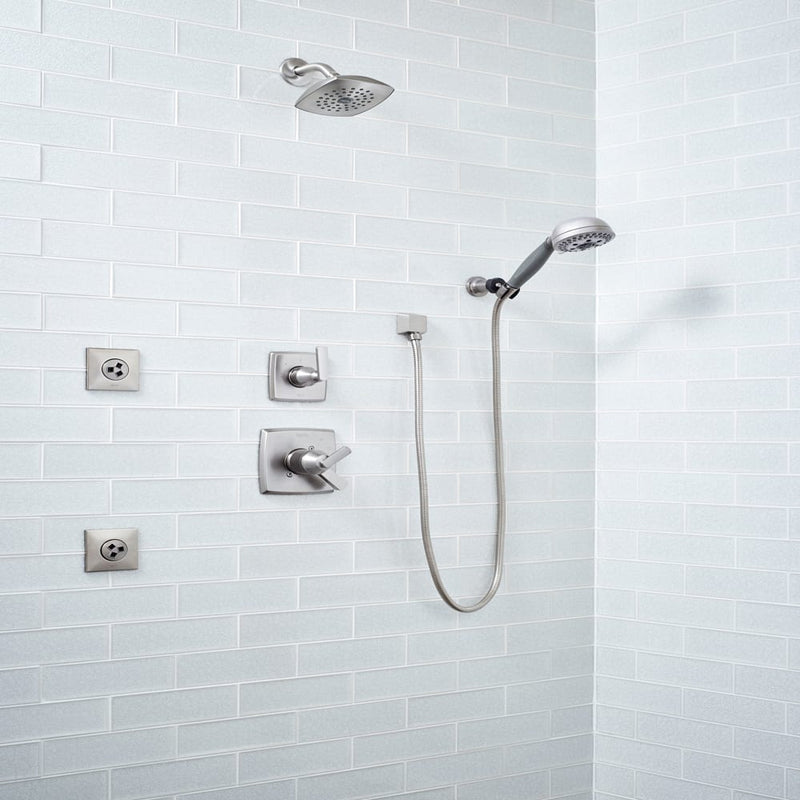 Frosted icicle 3X9 glossy glass ice white subway tile SMOT-GLGG-T-FRIC3X9 product shot bathroom wall view