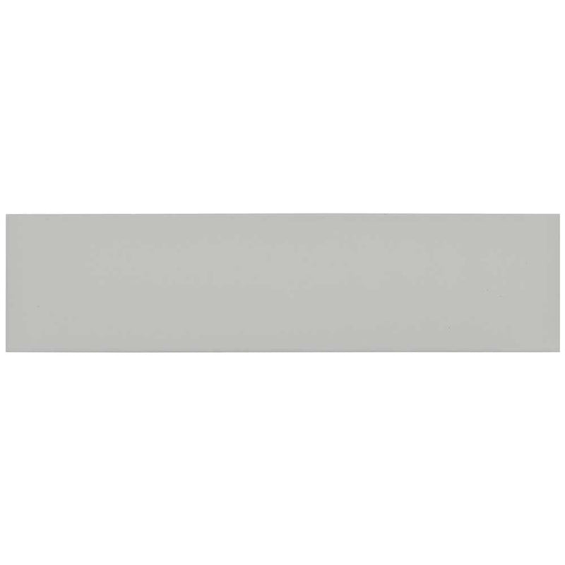 Gray glossy glazed ceramic wall tile msi collection NGRAGLO4X16 product shot one tile top view