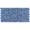 Hawaiian sky 11.81X11.81 glass mesh mounted mosaic tile SMOT-GLSB-HAWSKY4MM product shot multiple tiles top view