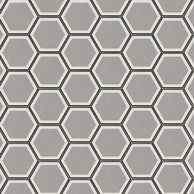 Hexley hive 9x10.5 hexagon matte porcelain field tile  msi collection NHEXHIV9X10.5HEX product shot wall view