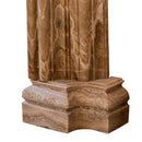 Honey Onyx Translucent Natural Stone French Villa Style Hand-carved Fireplace Surround (L)57" (H)52" (W)6"