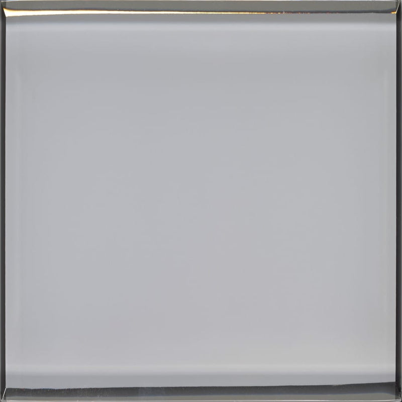 Ice 3x9 glossy glass white subway tile SMOT-GL-T-IC39 product shot one tile closeup top view