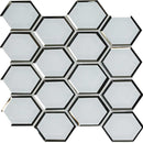 Ice hexagon 10.51 x 12.13 beveled glass meshmounted mosaic tile SMOT-GLS-ICEBEHEX8MM product shot wall view