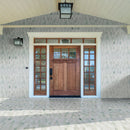 Icelandic Green Picket 10"x13.8" Polished Marble Mesh Mounted Mosaic Tile - MSI Collection