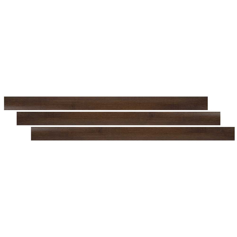 Jatoba 34 thick x 2 34 wide x 94 length luxury vinyl stair nose molding VTTJATOBA-OSN product shot multiple tiles top view