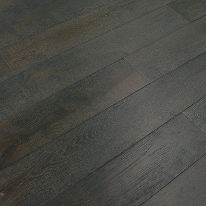 Solid Hardwood 5" Wide, 48" RL, 3/4" Thick Wirebrushed Oak Jubilee Grey Floors - Mazzia Collection product shot tile view 2