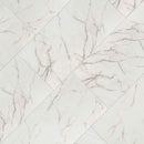 Kaya calacatta lucca 12x24 polished porcelain floor and wall tile NKAYCALLUC1224P product shot angle view