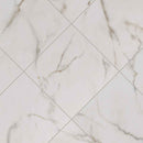 Kaya calacatta lucca 24x24 matte porcelain floor and wall tile NKAYCALLUC2424 product shot angle view